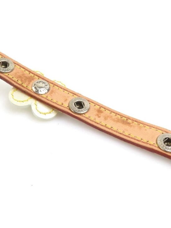 Auth LOUIS VUITTON Ceinture Fleur Belt Multicolor Leather/Patent leather main image 12